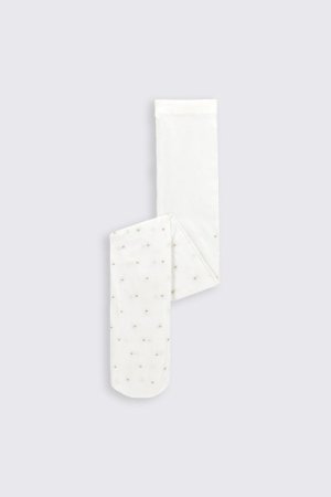 COCCODRILLO pėdkelnės TIGHT MICROFIBRE COLORFUL, baltos, ZC2380309TMC-001-128, 128cm 