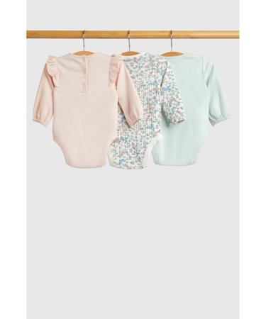 MOTHERCARE smėlinukas ilgomis rankovėmis 3 vnt., IF479 74 