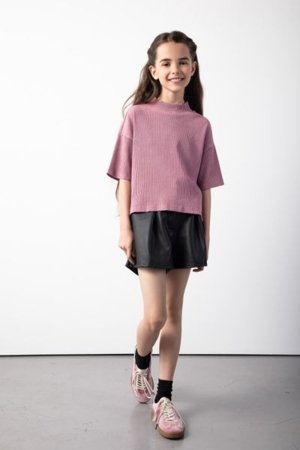 COCCODRILLO marškinėliai CRAFT PUNK GIRL JUNIOR, rožiniai, ZC5143901CGJ-033-164, 164 cm 