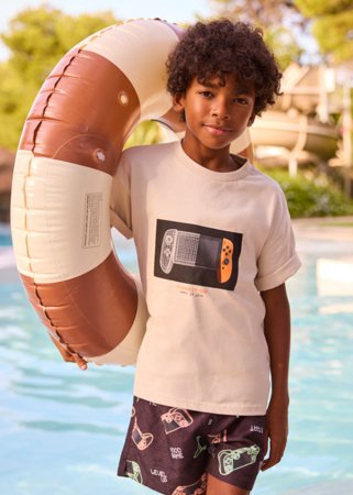 MAYORAL marškinėliai trumpomis rankovėmis, hemp, 6.035-82, 140 cm 