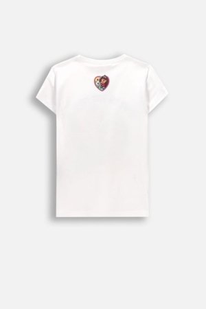 COCCODRILLO marškinėliai trumpomis rankovėmis, balti, cm 