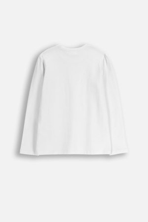 COCCODRILLO marškinėliai, balti, ZC5143102EPG-001-110, 110 cm 