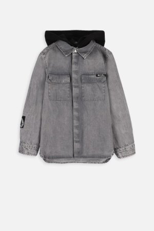 COCCODRILLO marškiniai MAXI MINI BOY KIDS, mėlyni, ZC3136401MBK-014 ZC3136401MBK-014-122