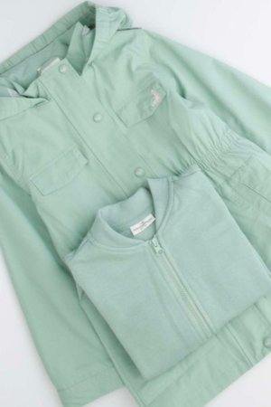 COCCODRILLO striukė OUTERWEAR GIRL KIDS, žalia, WC5152404OGK-027-122, 122 cm 