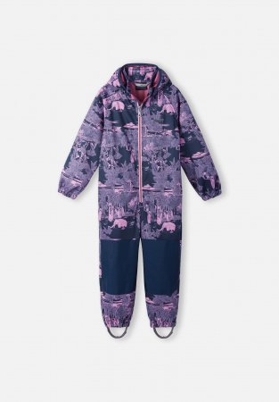 LASSIE kombinezonas DEVI, Softshell, tamsiai mėlynas, 110 cm, 720756-6821 720756-6821-80