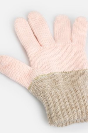 COCCODRILLO pirštuotos pirštinės ACCESSORIES WINTER GIRL, rožinės, ZC3360304AWG-007 