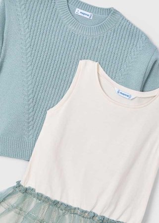 MAYORAL suknelė 6A, jade, 4.912-26, 134 cm 