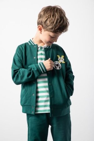 COCCODRILLO džemperis ACADEMY BOY KIDS, žalias, ZC5132601ABK-011-116, 116 cm 