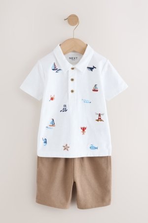 NEXT polo marškiniai trumpomis rankovėmis, AG8738, 80-86 