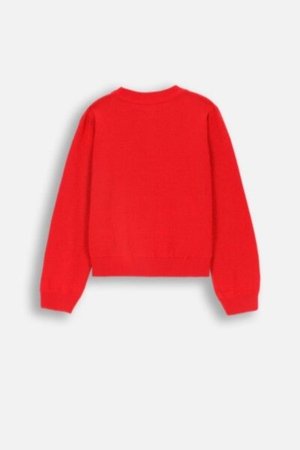 COCCODRILLO megztinis ELEGANT JUNIOR GIRL, raudonas, ZC4172201EJG-009-164, 164 cm 