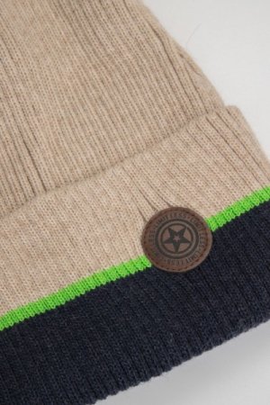 COCCODRILLO kepurė ACCESSORIES AUTUMN BOY, smėlio spalvos, ZC3364303AAB-002 ZC3364303AAB-002-056