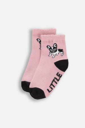 COCCODRILLO kojinės, rožinės, WC6382402SOG-033-023, 23/26 cm 