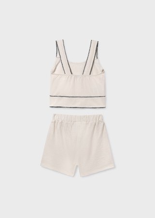 MAYORAL palaidinė ir šortai, bone, 6.213-70, 157  cm 