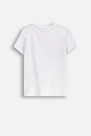 COCCODRILLO marškinėliai trumpomis rankovėmis EVERYDAY GIRL C, balti, WC5143210VGC-001-152, 152 cm 