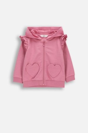 COCCODRILLO susegamas džemperis su gobtuvu, rožinis, WC6132401HGN-007-062, 62 dydis 