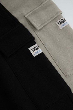 COCCODRILLO sportinės kelnės, juodos, cm 