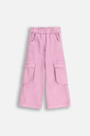 COCCODRILLO kelnės MAXITROPIC GIRL KIDS, rožinės, WC5119101MGK-007-122, 122 cm 