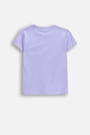 COCCODRILLO marškinėliai trumpomis rankovėmis, violetiniai, WC6143217VGB-016-110, 110 dydis 