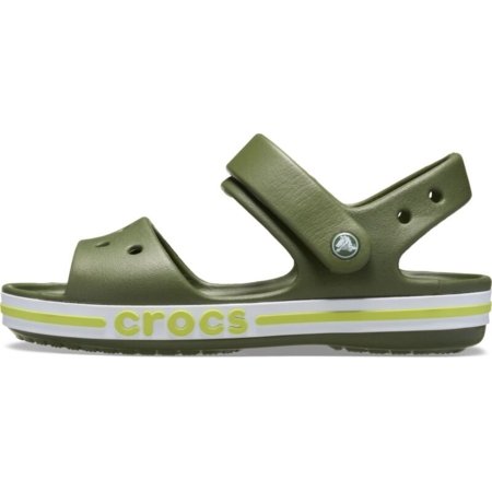 CROCS šlepetės BAYABAND, žalios, 211055-309, 22 dydis 