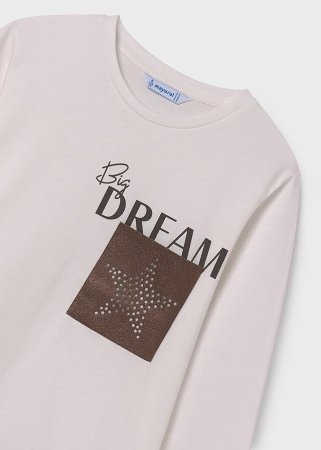 MAYORAL marškiniai ilgomis rankovėmis 8G, natural, 7.017-36, 167 cm 