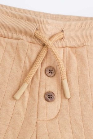 COCCODRILLO sportinės kelnės SMILE BOY NEWBORN, smėlio spalvos, ZC4121101SBN-002-062, 62 cm 