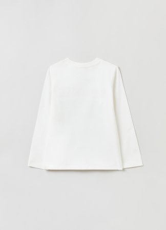 OVS GIRL3-10Y T-SHIRTS L/S 2M 7-8 WHITE 001828260 