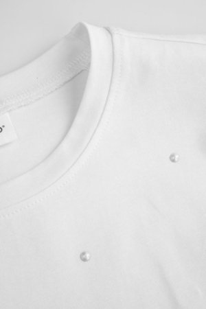 COCCODRILLO marškinėliai, balti, ZC5143102EPG-001-110, 110 cm 