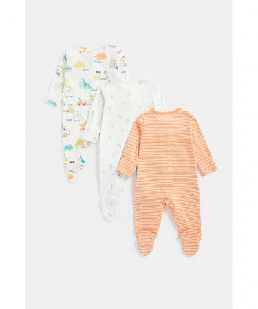 MOTHERCARE šliaužtinukas ilgomis rankovėmis, 3 vnt., EC553 629024