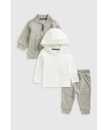 MOTHERCARE susegamas džemperis, kelnės ir marškinėliai, JL300 116 