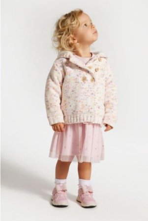 COCCODRILLO megztinis PASTELOVE GIRL NEWBORN, ecru, ZC4172401PGN-003-086, 86 cm 