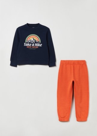 OVS BOY3-10Y JOGGING L/S 2H 4-5 BLUE 001896467 