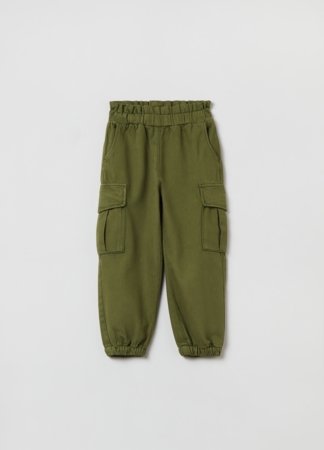 OVS 1 EN GIRL 3-10Y TROUSER 2 6-7 GREEN 001896156 