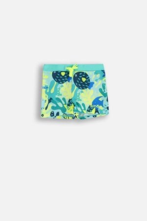 LEMON maudymosi kostiumėlis ir kepurė, žalias, WL6376801SWB-022-092, 92 dydis 