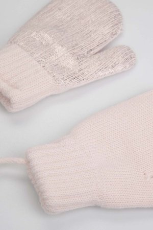 COCCODRILLO kumštinės pirštinės ACCESSORIES WINTER GIRL, rožinės, ZC3360102AWG-007 