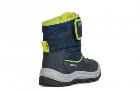 GEOX Žieminiai batai Navy/Lime B044HA-050MN-C0749 B044HA-050MN-C0749-2