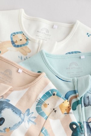 NEXT šliaužtinukas ilgomis rankovėmis, 3 vnt., E19557 56-62 