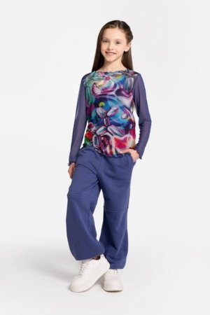 COCCODRILLO kelnės COSMIC GIRL JUNIOR, mėlynos, WC5120101CGJ-014-164, 164 cm 