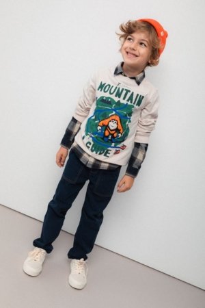 COCCODRILLO marškinėliai, kreminiai, cm 