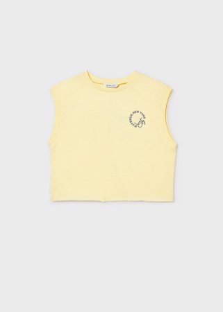 MAYORAL marškinėliai be rankovių, vanilla, 6.014-93, 152  cm 