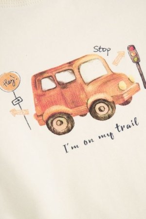 COCCODRILLO marškinėliai trumpomis rankovėmis, smėlio spalvos, dydis 