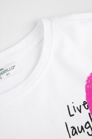 COCCODRILLO marškinėliai ilgomis rankovėmis, balti, cm 