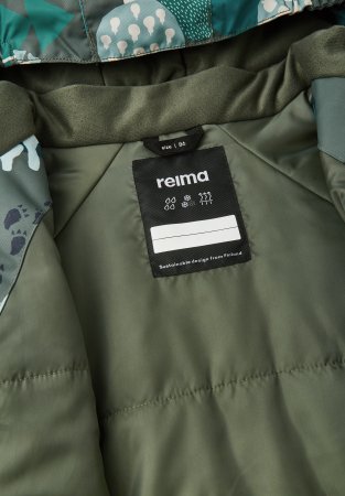 REIMA žieminis lauko kombinezonas PUHURI, žalias, 98 cm, 5100116A-8518 5100116A-8518-80