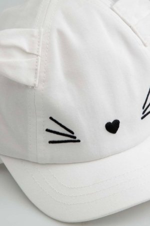 COCCODRILLO kepurė su snapeliu, kreminė, WC6364210ALG-003-048, 48 dydis 