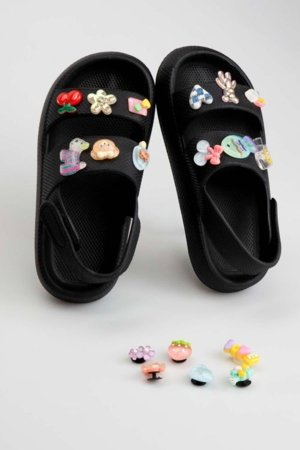 COCCODRILLO basutės, juodos, WC6208102SHG-021-034, 34/35 dydis 