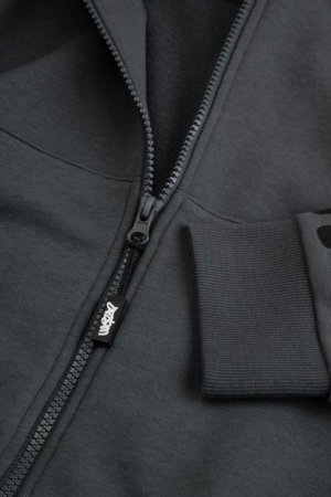 COCCODRILLO susegamas džemperis su gobtuvu, pilkas, cm 