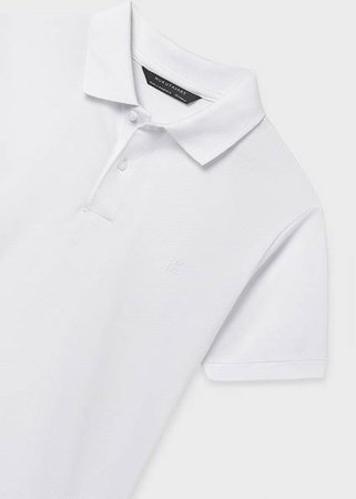 MAYORAL polo marškinėliai trumpomis rankovėmis, white, 890-72, 152  cm 