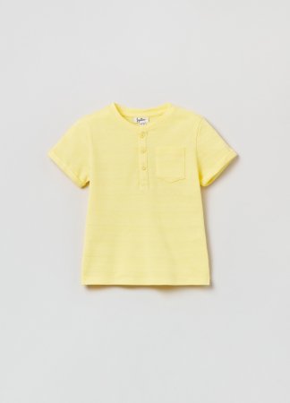 OVS BOY9-36M TSH/ROW S/S 1L 9-12 YELLOW 001759180 001759180