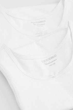 COCCODRILLO apatiniai marškinėliai BASIC UNDERWEAR, balti, XCX407203BAU-001-164, 164 