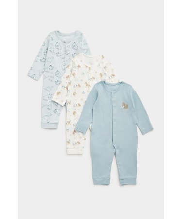 MOTHERCARE šliaužtinukas ilgomis rankovėmis 3 vnt., FC039 639494
