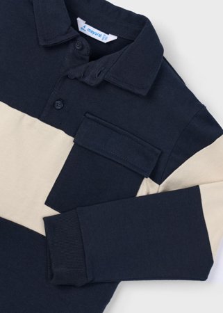 MAYORAL polo marškinėliai ilgomis rankovėmis, navy, 4.121-19, 10 cm 